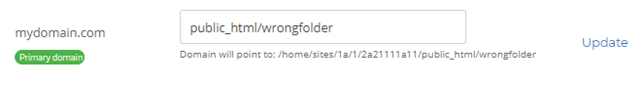 Editing the document root to fix 404 error